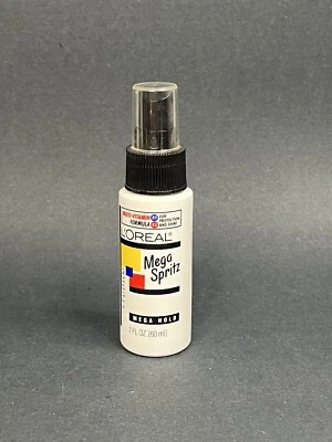 L'oreal Mega Spritz Studio Multi Vitamina Mega Hold Spray para el Cabello 2oz Viaje VACÍO Foto 1 de 2