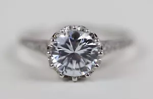 Fede Nuziale Fidanzamento TG 8,25 Cattedrale Argento Sterling Fusion Creazioni 3g - Foto 1 di 16