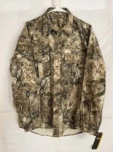 NEW! Cabela's Zonz Western Color Phase Button Down Camo Shirt Men’s Medium Hunt - Picture 1 of 8