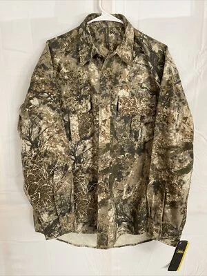 NEW! Cabela's Zonz Western Color Phase Button Down Camo Shirt Men’s Medium Hunt - Image 1 of 4