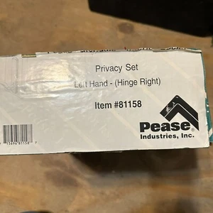 Pease Glendale Left-Hand Privacy Door Handle Set Brass Finish Item #81158 - Picture 1 of 5