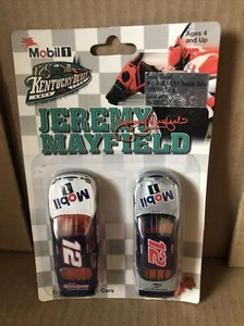 Vintage 1999 Kentucky Derby Race Car Set Jeremy Mayfield Mobil1 - Picture 1 of 10