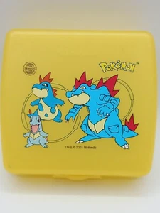 Tupperware Pokemon Nintendo 2001 Brotbox Brotdose Pausenbox gelb Retro selten - Bild 1 von 7