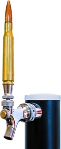 NEW Beer Tap Handle .50 Caliber BMG Bullet Shaped Beer Tap Faucet Handle - Picture 1 of 5