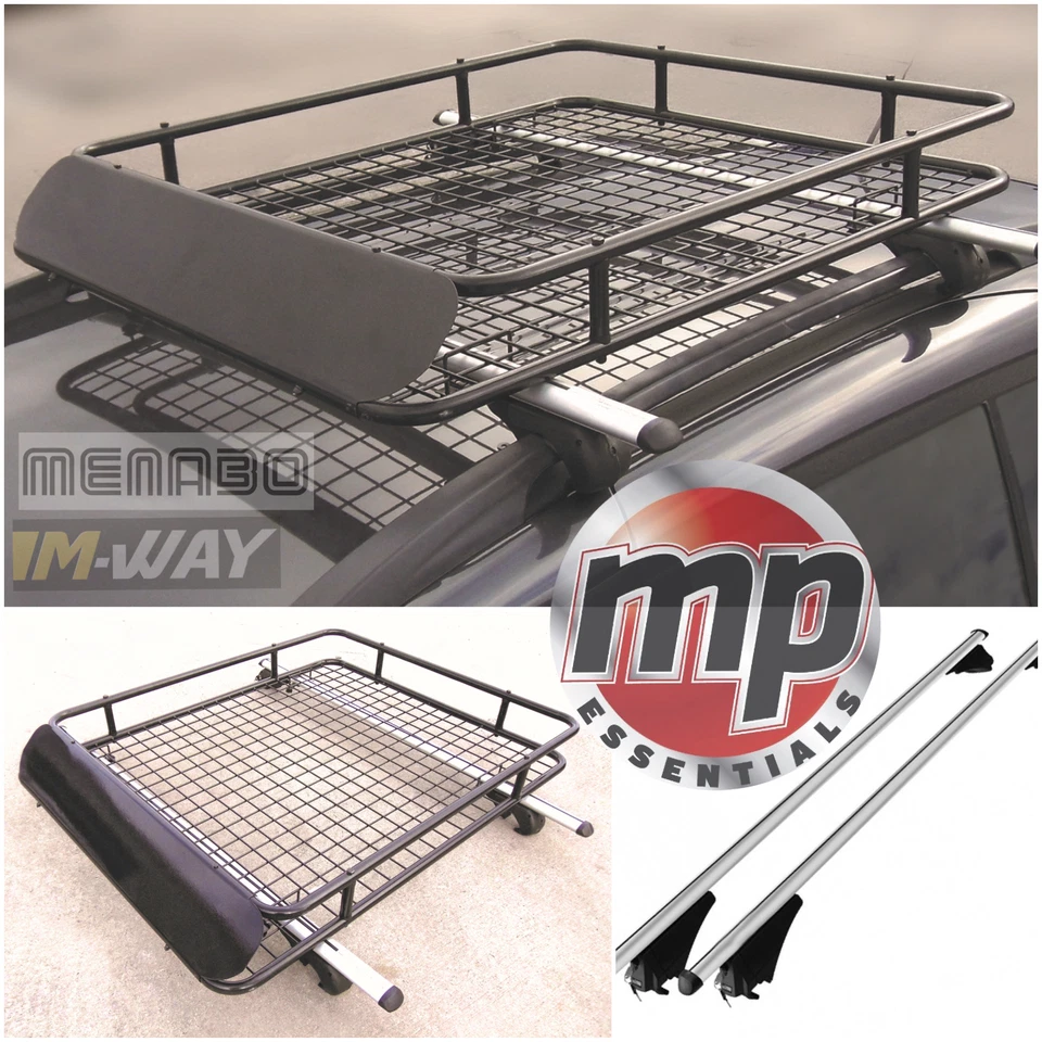 Lockable Aluminium Roof Cross Rail Bars & Cargo Rack Tray for Kia Grand Carnival - image 1 of 1