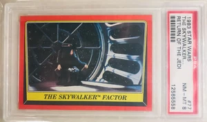 1983 Star Wars Topps® ROTJ Trading Card #77 "The Skywalker Factor" - PSA  8 - Picture 1 of 2