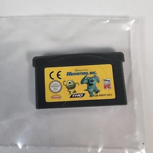 Disney Pixar Monsters Inc Nintendo Gameboy Advance Video Game PAL CARTRIDGE ONLY - Picture 1 of 4