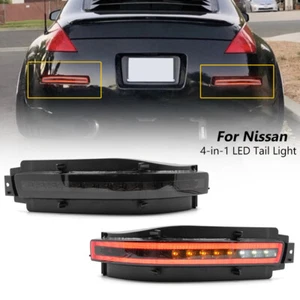 Dynamic 4-in-1 LED Tail Turn Signal Brake Backup Light For 03-09 Nissan 350Z Z33 - Picture 1 of 15