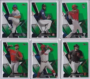 2018 Topps Finest Green Refractor #6 Chris Archer Rays /99 - Bild 1 von 1
