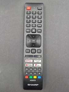 Original Remote Control Sharp Aquos TV 55FN7EA 55FP1EA 55FQ5EG 55GL4260E 32FH - Picture 1 of 3