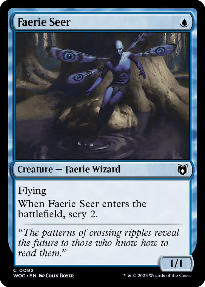 MTG Faerie Seer English WOC - Image 1 of 1