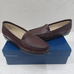 SAS shoes simplify antique wine comfort slip-on loafers flats womens 9S - Picture 1 of 9