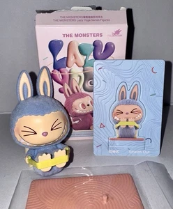 POP MART LABUBU The Monsters Lazy Yoga Series Blind Box Confirmed Stretch Out - Picture 1 of 8