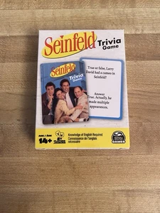 Seinfeld Trivia Game Spin Master Games 53 Cards & Instruction Card Ages 14+ - Picture 1 of 2