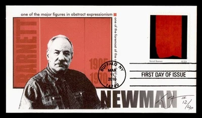 DR WHO 2010 FDC BARNETT NEWMAN ARTIST/ART CACHET M59985 - Image 1 of 2