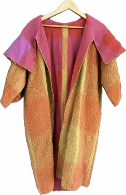 Vintage Bonnie Cashin Sills & Co 1960s Mod Boho Mohair Dramatic Blanket Coat - Image 1 of 4