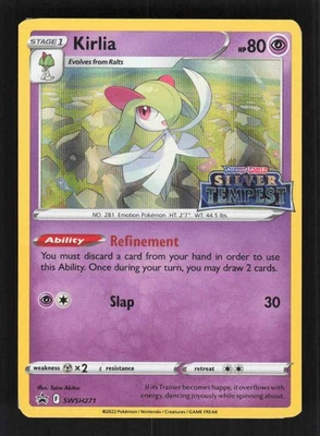 Kirlia -  (Prerelease) Promo SWSH: Sword & Shield Promo Cards SWSH271 NM - Image 1 of 2