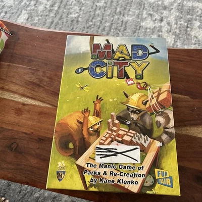 MAD CITY BOARD GAME mayfair 2014 oop English Tile Placement Strategy COMPLETE! - Image 1 of 4