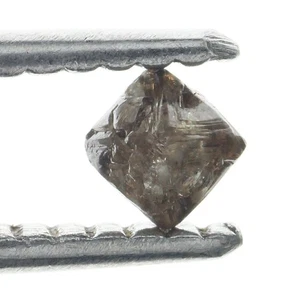 Octahedron Loose Natural Light Brown 3.21X2.97X2.96MM 0.35 carat Rough Diamond - Picture 1 of 2