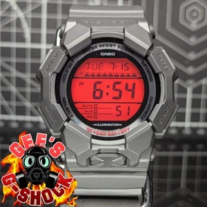 Casio G-Shock JDM GD-010 Black & Bold Red Big Case 10 Year Digital 🔋GD-010BBR-1 - Picture 1 of 12