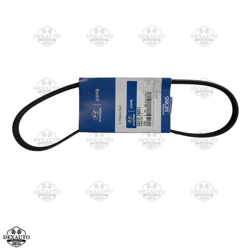 GENUINE 2521226021 Alternator Belt V fits Hyundai Accent 1996-2011 - Image 1 of 4