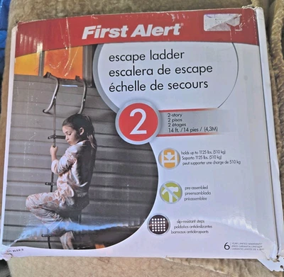 First Alert EL522 Two-Story 14ft Fire Escape Ladder - Image 1 of 2