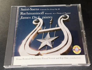 SAINT-SAENS•RACHMANINOFF James Dick/Eiji Oue/Texas Festival Orch CD *EXCELLENT* - Picture 1 of 6