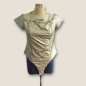 Plus Size Metallic Body Suit - Picture 1 of 5