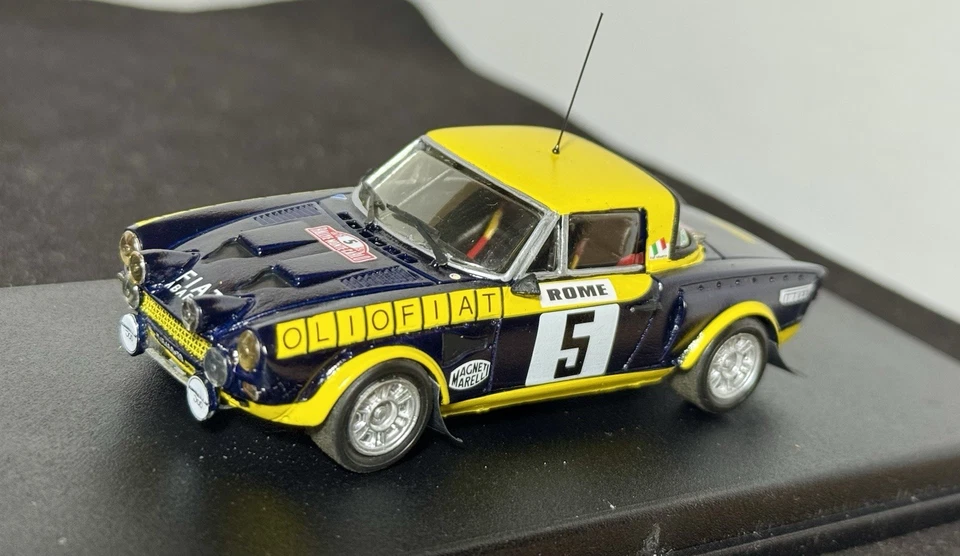 FIAT 124 ABARTH 16v #5 R.CAMBIAGHI-B.SCABINI RALLYE MONTECARLO 1976 Kit R43 1:43 - Immagine 1 di 4