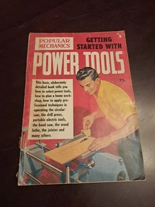 Popular Mechanics magazine Getting Started With Power Tools 1956 - Picture 1 of 9