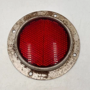 Vintage 1930-40s Griffin Lamp Company 5" Red Lucite Plastic Reflector Model 24 - Bild 1 von 12