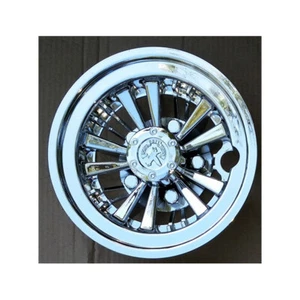 EZGO, Club Car, Yamaha Golf Cart REPLACEMENT MEDUSA 8" CHROME (1) Wheel Cover - Picture 1 of 2