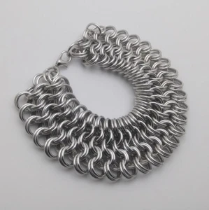 European 8in2 18-gauge Handmade Chainmaille Bracelet - Picture 1 of 3