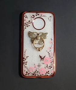 Motorola Moto E4 Schutzhülle Handyhülle mit Ringhalter - Bild 1 von 4