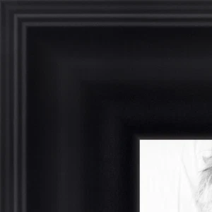 ArtToFrames 2" Custom Poster Frame Satin Black Step Wood 1419 Large - Picture 1 of 7
