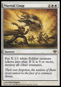MTG MARTIAL COUP ITALIAN EXC - COLPO MILITARE - CFX - MAGIC - Picture 1 of 1
