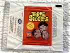 Vintage 1966 The Three Stooges 5 Cent Empty Fleer Trading Card Gum Wrapper