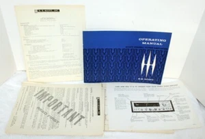 Vintage 1964 Scott 340B Stereo Receiver Operating Instruction Manual & Schematic - Picture 1 of 11