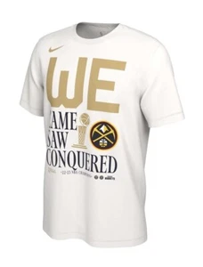 Men Nike Denver Nuggets 2023 NBA Finals Champions Celebration Parade T-Shirt 2XL - Picture 1 of 1