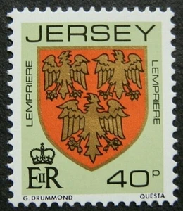 JERSEY 1981 SG270 40p. ARMS OF JERSEY FAMILIES - MNH - Picture 1 of 1