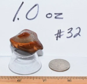 Schöner Lake Superior Achat...poliert 1,0 oz (#32) leuchtender Lavastrom - Bild 1 von 7