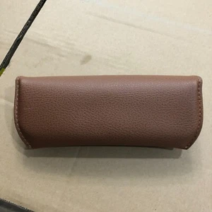 Authentische Ray-Ban Sonnenbrille Kunstleder NUR Etui braun BR Original OEM Halter - Bild 1 von 8
