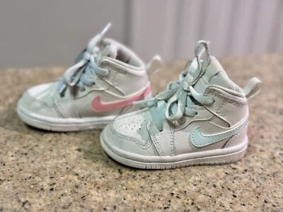 Zapatillas Air Jordan 1 Mid Baby Toddler 4C Phantom Igloo 640737-035 Foto 1 de 4