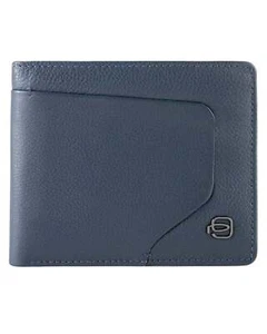 Carteras Piquadro Pu3891aor Embrague Hombre Cuero Azul - Imagen 1 de 2