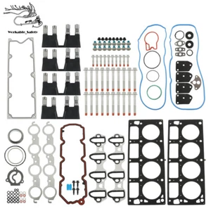 For GM 5.3 AFM Lifter Replacement Kit Head Gasket Set Head Bolts Lifters Guides - Picture 1 of 19