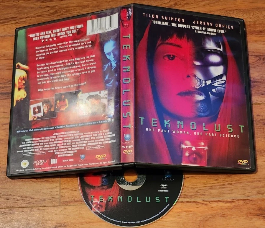 /5030 Teknolust (2002, Tilda Swinton, Jeremy Davies) Region 1 DVD Rare & OOP - Imagem 1 de 1