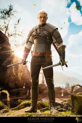 MTTOYS MT-006 WHITE WOLF ARMOR VERSION 12" 1/6 FIGURE THE WITCHER GERALT NEW *US Cover
