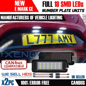 2x LED Kennzeichenbeleuchtung Einheiten SEAT LEON MK2 MK3 CUPRA FR 18 SMD CANBUS - Bild 1 von 9