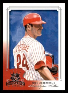 2003 Donruss Diamond Kings #128 Mike Lieberthal Philadelphia Phillies - Picture 1 of 2