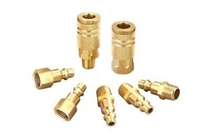 Quick Connect 1/4 Inch NPT Air Compressor Fittings Air Hose Coupler Industrial - Picture 1 of 8